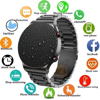 2021 Intelligens Karóra Férfi Karóra pulzusmérő Bluetooth Hívás TWS Fülhallgató Zene Sport Smartwatch A Huawei Samsung GT 2 Óra