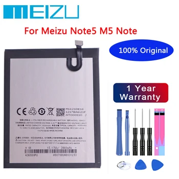 Meizu 100% Eredeti 4000Ah BA621 Akkumulátor Meizu Note5 M5 Megjegyzés Telefon Legújabb Minőségű Akkumulátor+Ingyenes eszközök