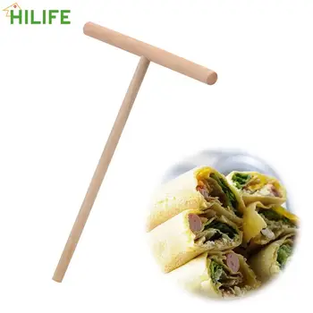 HILIFE Fa Kínai Specialitás, Krepp Készítő Palacsinta Eszköz Otthoni Konyhai Eszközök palacsintatészta Terjesztő Stick